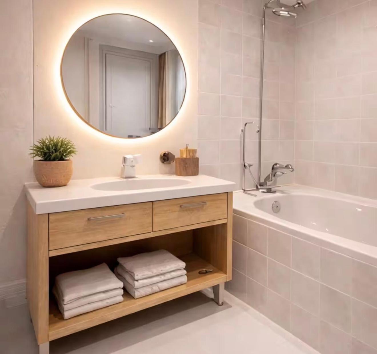 Elegant 2room In Balcony Kitchen Apartment *