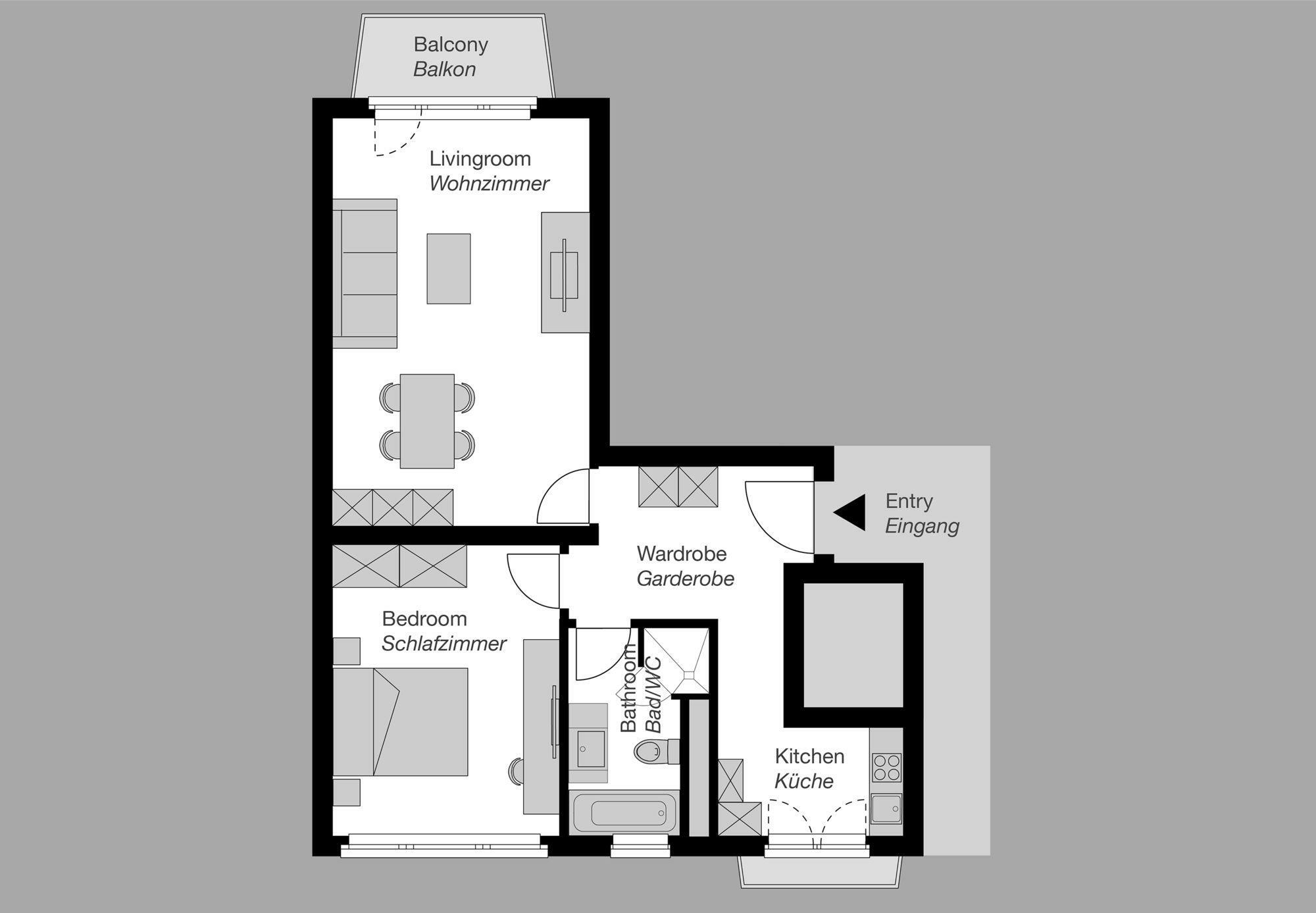 Aparthotel - Lindenstrasse 3*