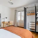 Blossom Suite Zürich 90 qm 3 Schlafzimmer Balkon&voll ausgestattete Küche