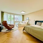 Modern City Studio With Air Condition & Balcony