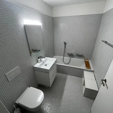 Luxury 2br, 2 Bath, Spacious Living With Open Kitchen, River View, Ideal For Long Stays, Parking, 10 Min To Center Zurich