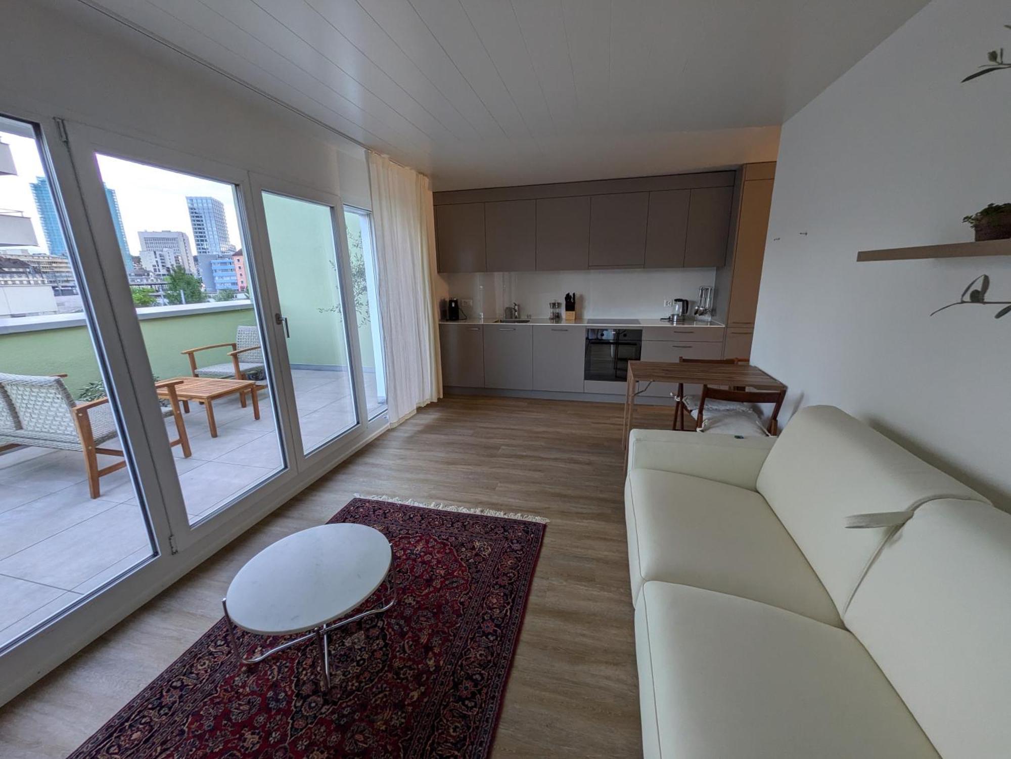 Apartment Skyline Rooftop With 2 Balconies -401-