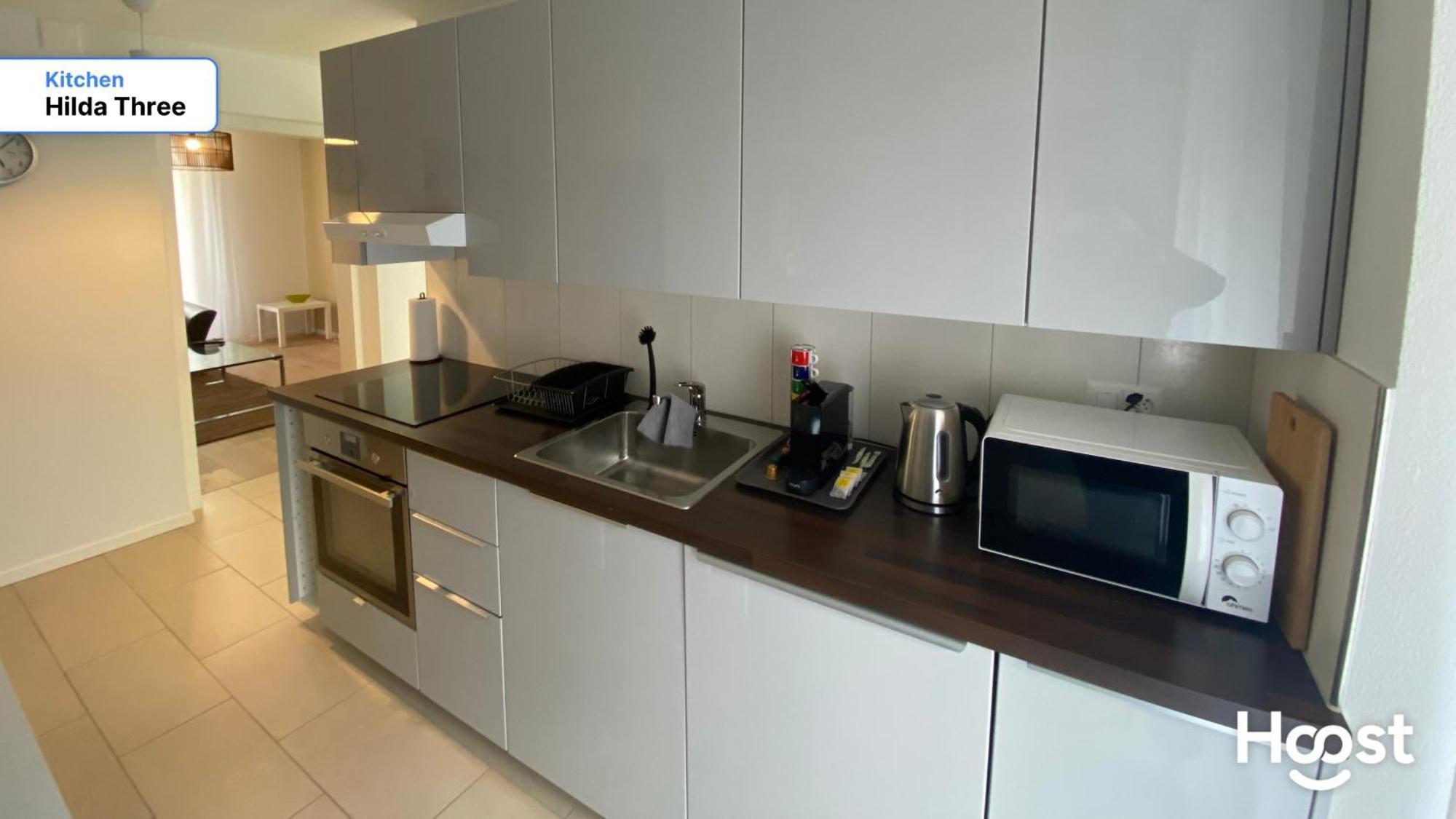 Apartment H3 With 3,5 Rooms, 2 Bedroom Livingroom And Big Kitchen, Modern And