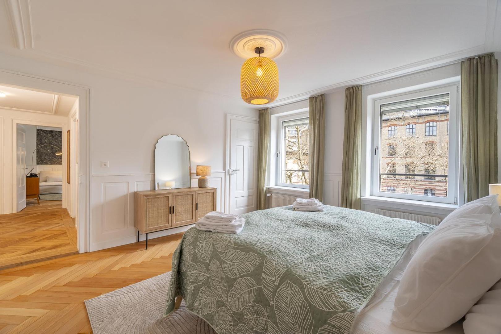 Boho - 80 Qm, 3 Schlafzimmer, Balkon & Zugang Zur Dachterrasse Mit Grill & Seesicht