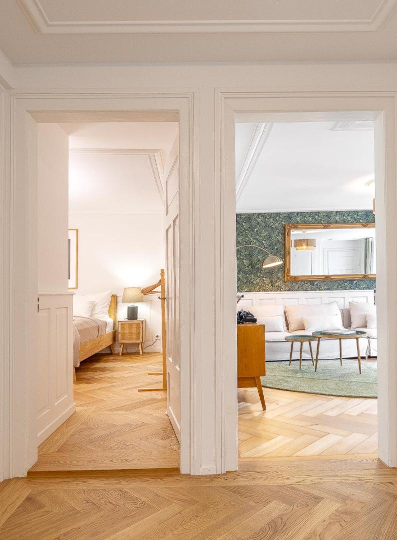 Apartment Boho - 80 Qm, 3 Schlafzimmer, Balkon & Zugang Zur Dachterrasse Mit Grill & Seesicht *