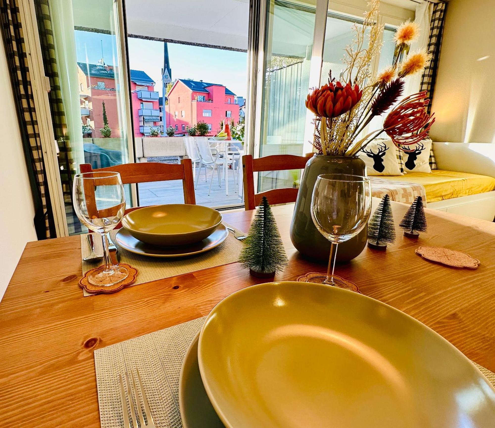 New With Sunny Terrace & Air Condition Apartment *