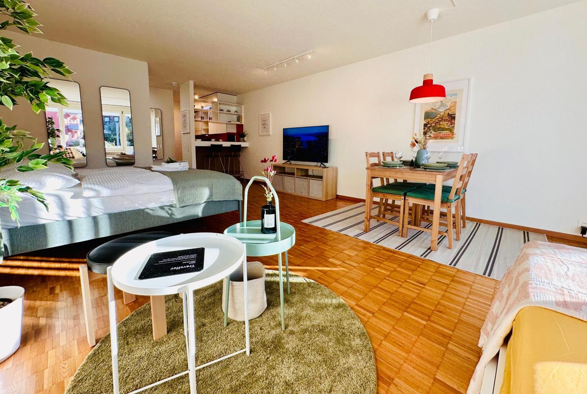 New With Sunny Terrace & Air Condition Apartment *